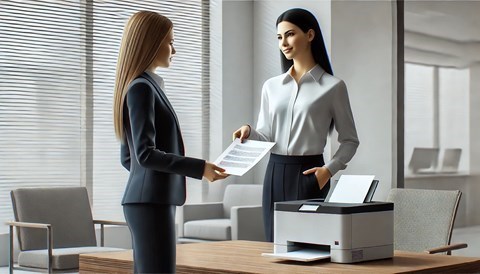 ¿Qué documentación se necesita para contratar un renting de impresora?